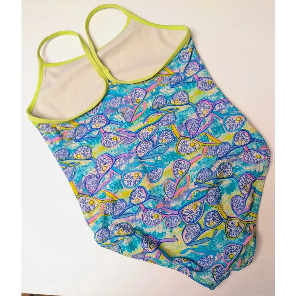 Colorful Assortment Swimsuits Swimwear GIRLS SIZE 10/12L Lot of 3 OP So Justice